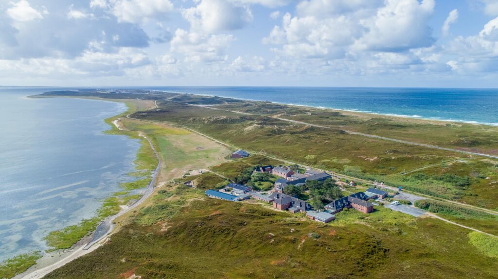 Puan Klent auf Sylt aus der Vogelperspektive
