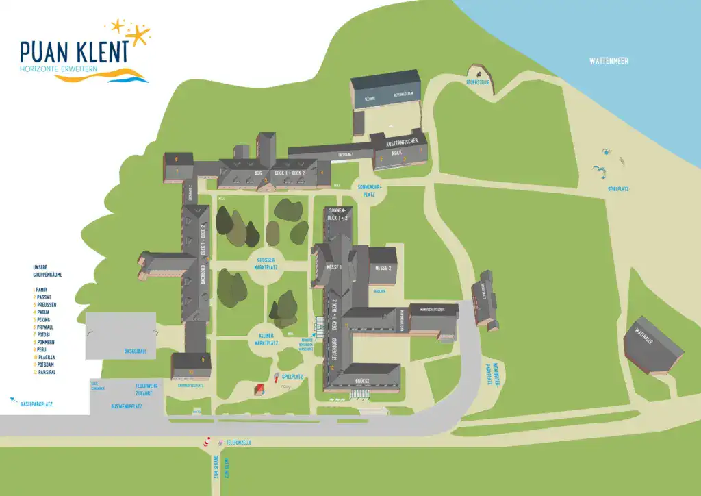 Lageplan Dünendorf (Quelle: Fotos: puan-klent.de)