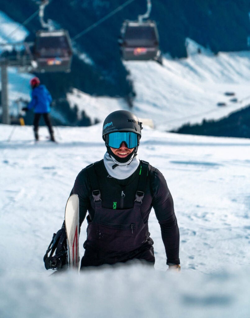 Skifahrer im Zillertal